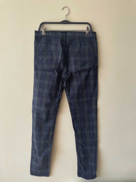 Skinny fit H&M кариран панталон