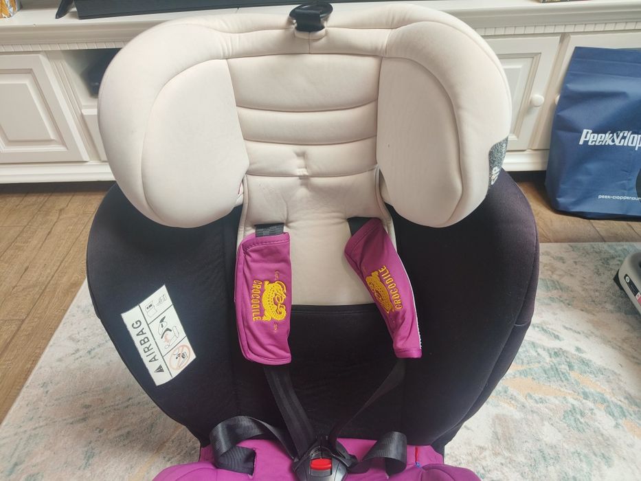 Scaun auto copii marca Crocodile cu sistem isofix, 0-36 kg, sistem SIP (Side Impact Protect)