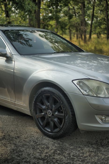 Aripa stanga dreapta gri Mercedes S W221 bara capota grila protbagaj
