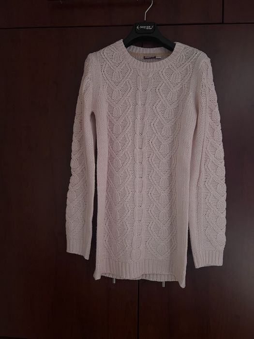 Bluza de iarna, NOUA, marimea 36, roz deschis