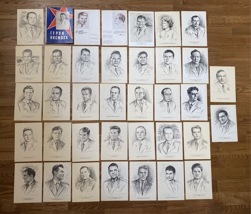 Набор открыток герои космоса
