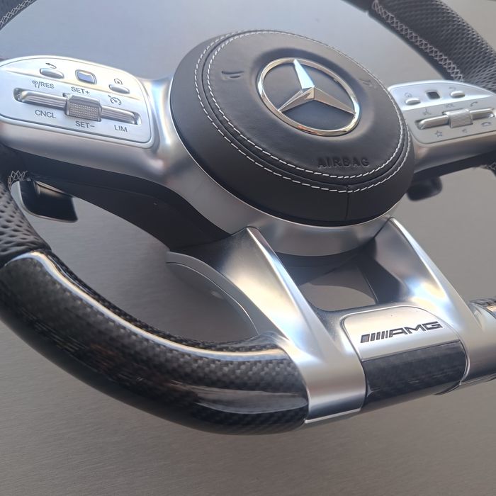 Карбонови Amg волан за Mercedes КАРБОН G/ E / C / S - CLS, GLE, CLS др.