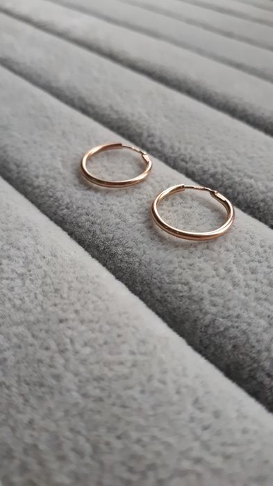 серьги золото ссср завод печать со звездой,585-п,весь -0.96-грам