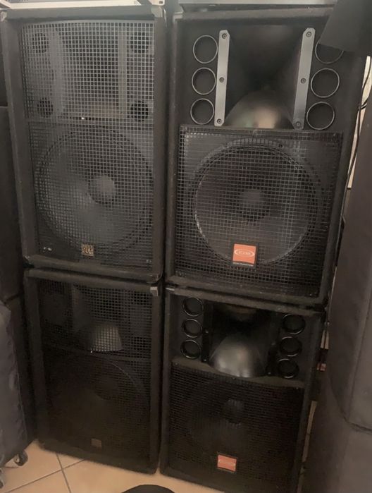 Boxe topuri pt formatie club disco nu rcf jbl dynacord rcf ev doua buc