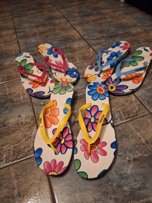 Papuci de plaja  colorati