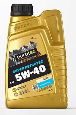 Моторни масла EUROTEC - немско качество 5W30, 5W40, 10W40, 15W40