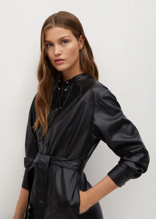 Rochie Mango cu aspect de piele