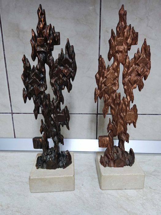 Trofeu imitatie cupru si bronz