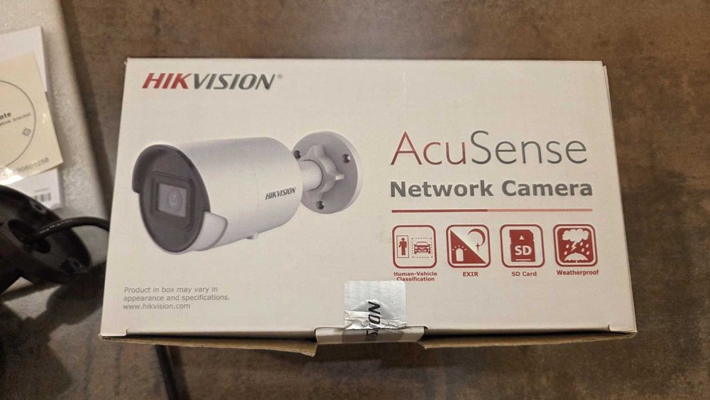 Camera Hikvision IP Bullet 8MP 4K, IR 40m, lentila 2.8mm, PoE, Maro