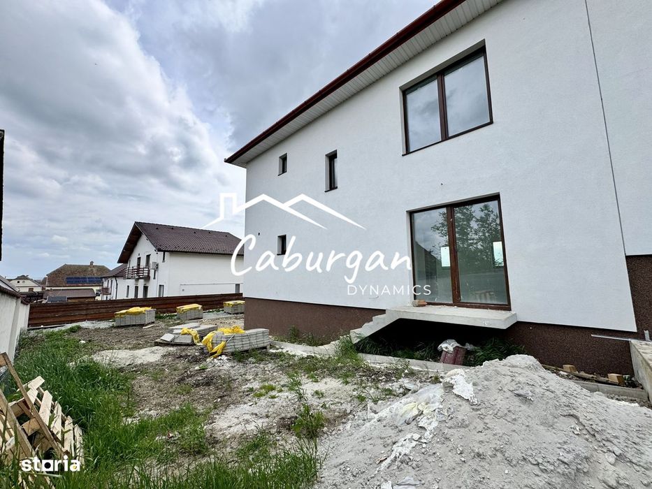 Duplex cu 4 camere, 120mp utili, 300mp teren, Sura Mica