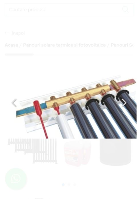 Pachet solar presurizat Fornello 40 tuburi Heat Pipe cu Boiler 300L 2s
