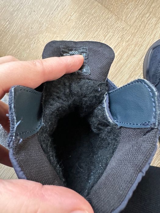 Ghete imblanite si impermeabile de iarna Ecco marimea 21