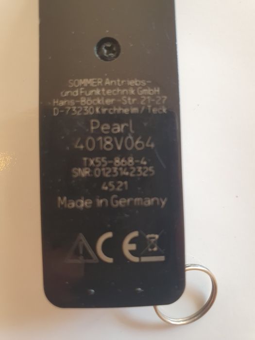 Telecomanda originala Sommer MCA Pearl 4 canale