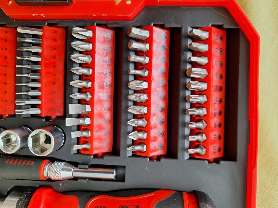 Set chei tubulare,  biti, surubelnita cu clichet, surbelnita precizie