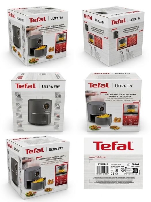 Friteuza cu aer cald Tefal Ultra Fry Digital, capacitate 4.2L