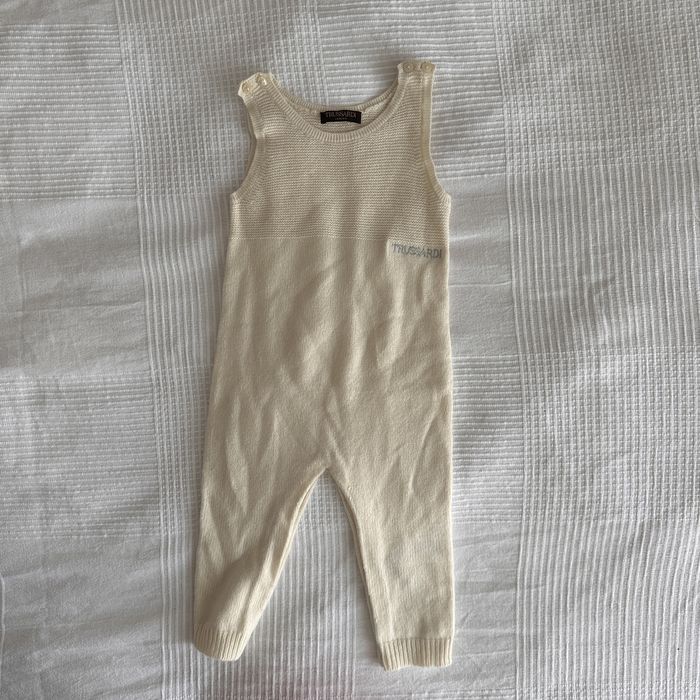 Salopeta tricot Trussardi 18 luni, mix lana casmir
