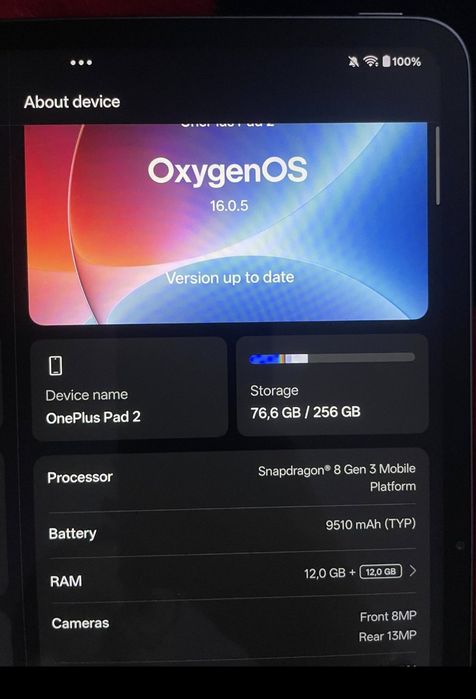 One Plus 2- 256 GB Tableta