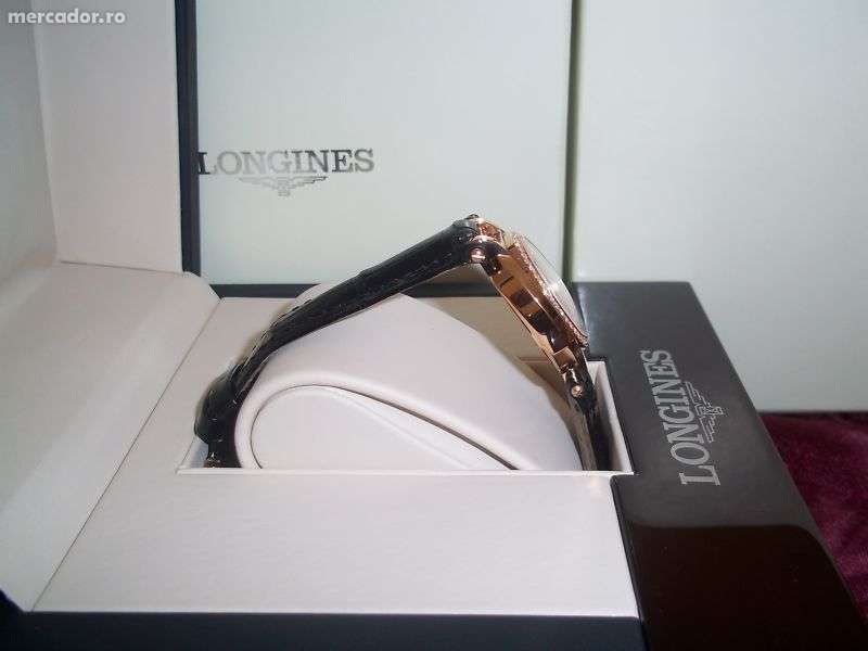 ceas LONGINES PRIMA LUNA din aur+diamante-cadou ideal