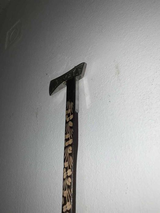 Set sacure panoplie cu coada de lemn sculptat manual