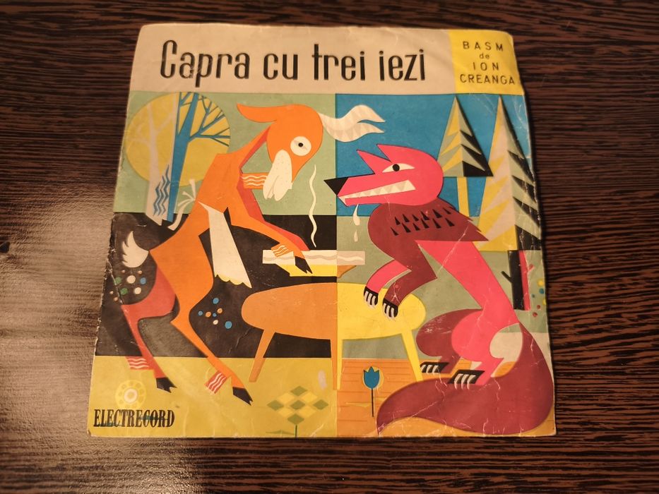 Disc vinil electrocord basm Capra cu trei iezi