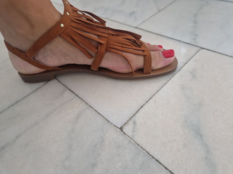 Sandale franjuri h&m