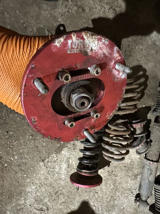 Suspensie reglabila turbo works bmw e36 + flanse camber