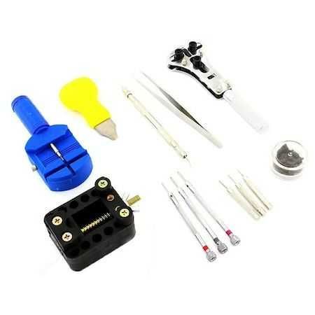 Trusa ceasornicar completa 24 piese, husa transport inclusa,nouă