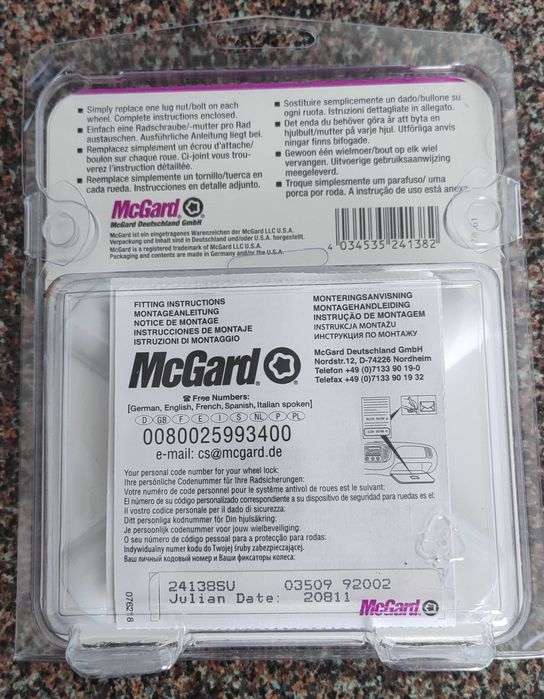 Секретни болтове McGard Нови неръждаеми с най-високо качество