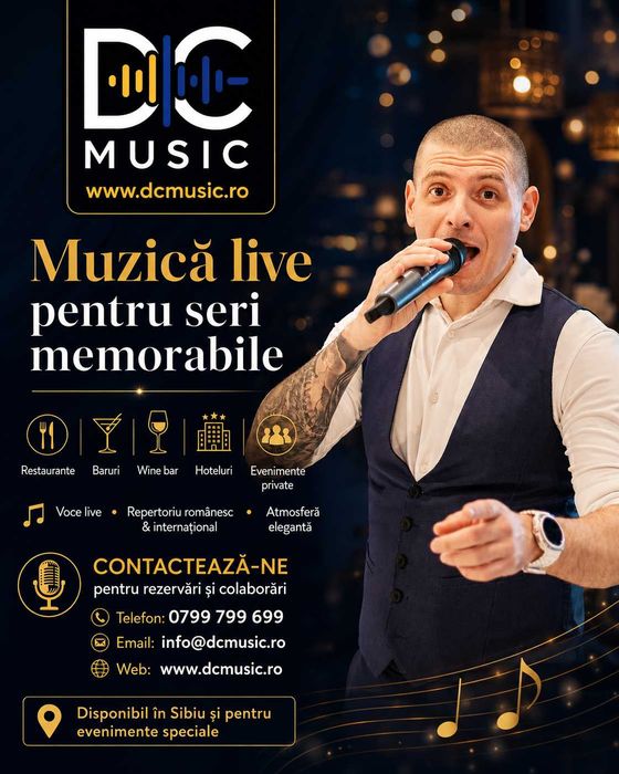 Muzică live pentru evenimente – solo, duet sau band | Sibiu