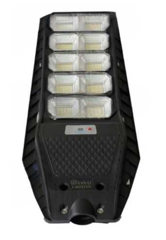 Много голяма соларна улична лампа 10 секции 1800w