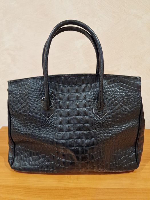 Чанта естествена телешка кожа