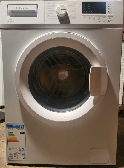 Masina de spalat rufe Arctic APL71022BDW0, 7 kg, 1000 RPM, Clasa A + + +