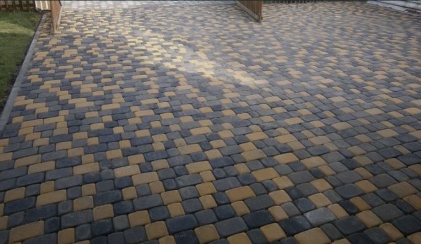 Укладка брусчатки