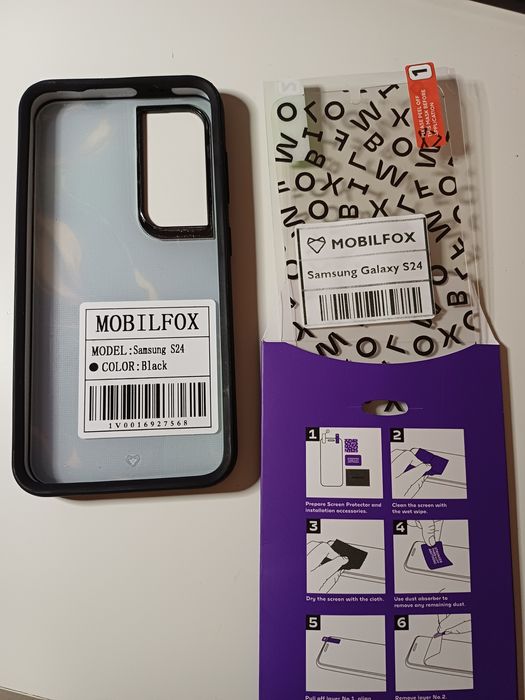 Husa mobilfox s24 + folie s24 nanoglass