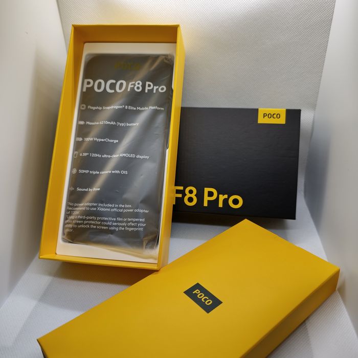 Poco F8 Pro Black 12gb ram 512gb rom telefon gaming