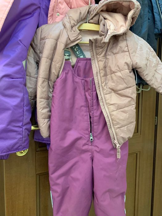 Курточка и утеплённые штаны для девочек
