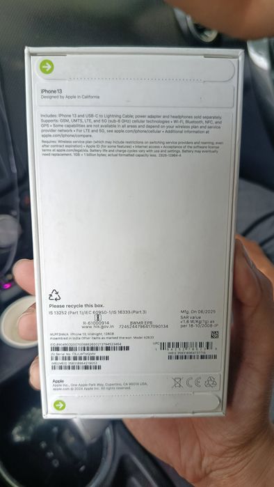 Iphone 13 qora yangi karopka