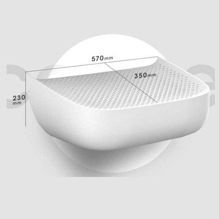 Праг за CatLink Scooper smart litter box, функция headlight, Бяла