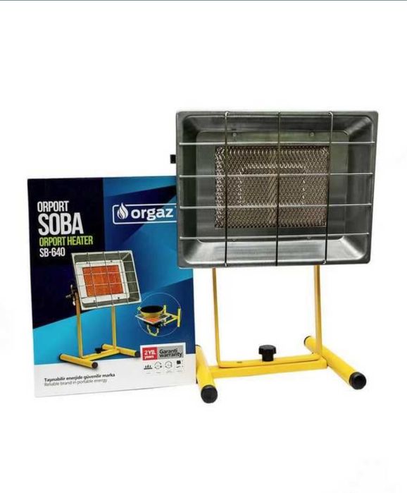 Газова печка със стойка 2900W, отоплителна печка