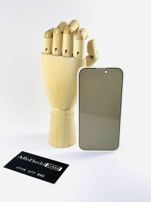 Folie Privacy | Folii Full Face | PREMIUM l iPhone 15 / 16 / 17 Pro