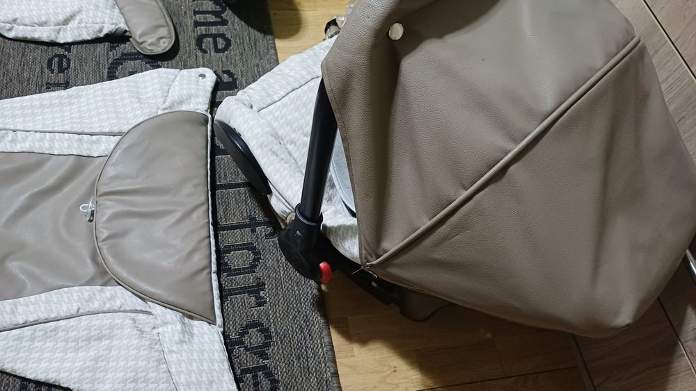 Cărucior/căruț copii 3 în 1 sport+landou+scaun auto.Krausman.