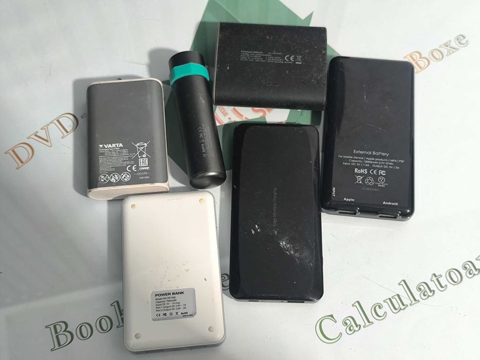 Lot Power Bank-uri și Încărcătoare Portabile - Diverse Mărci