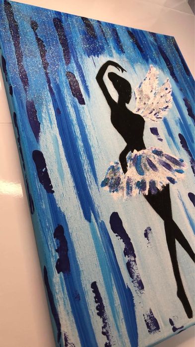 Ръчно рисувана картина “Балерина”