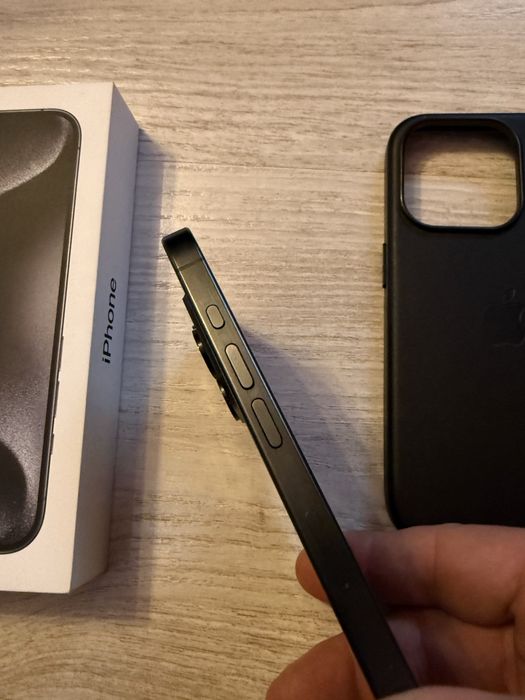 iPhone 15 PRO 256 GB - Black Titanium, Neverlock, Fullbox, 10/10