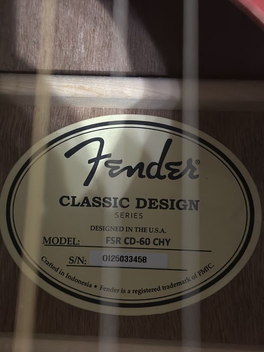 Chitara acustica Fender noua