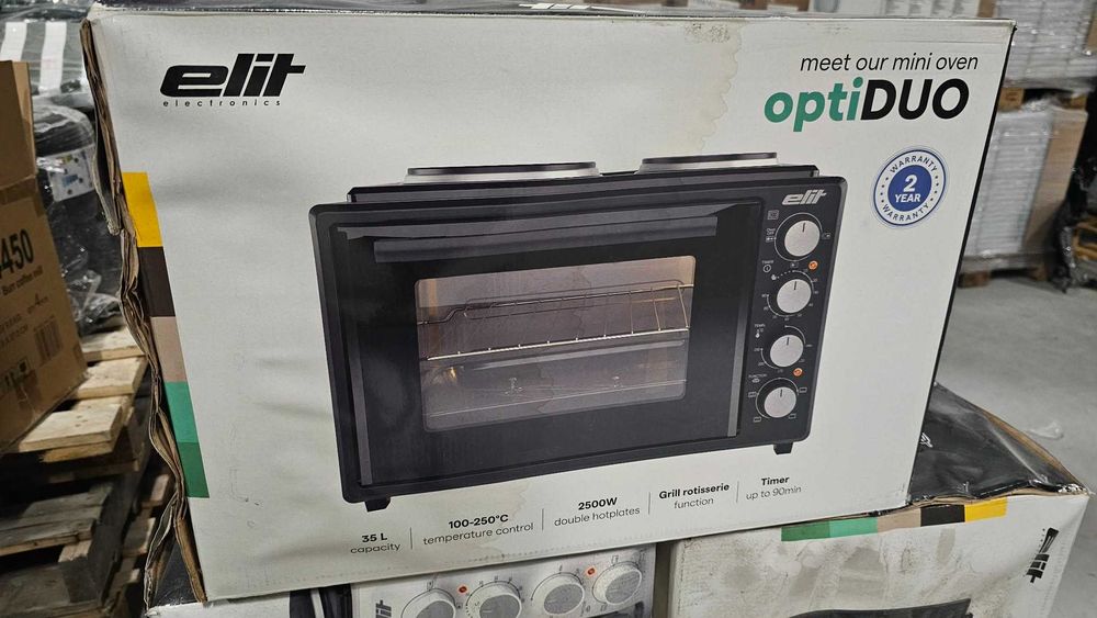 Електрическа фурна с въртящ се шиш Elit OPTIONE