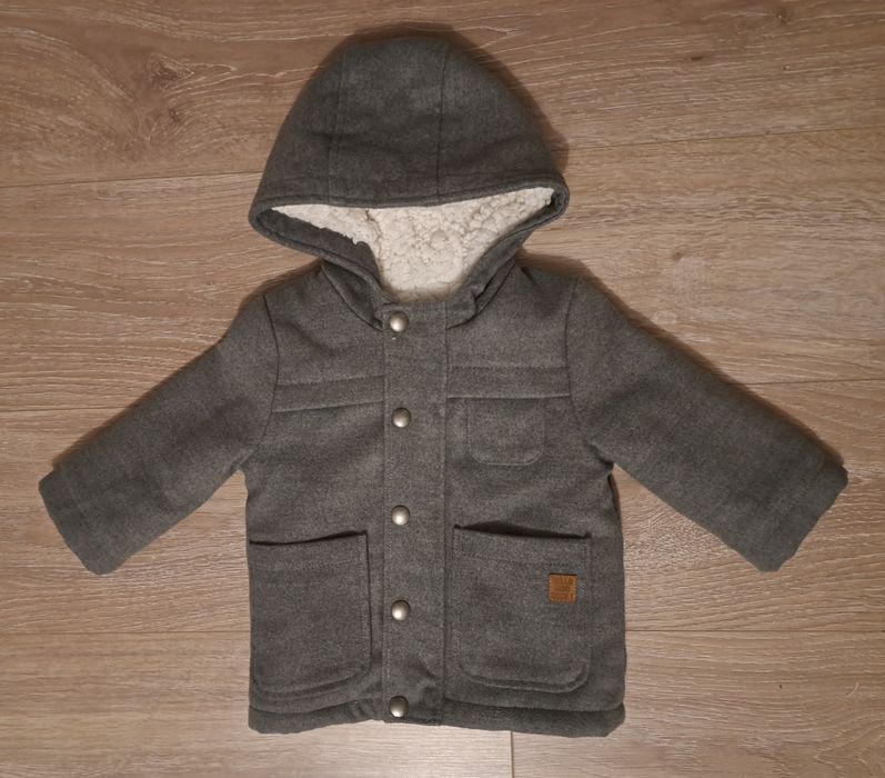 Palton bebe cu glugă, Mărimea 69 - 72 CM