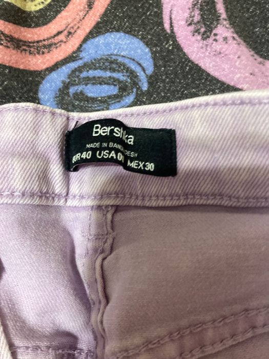 Blugi slim mov deschis