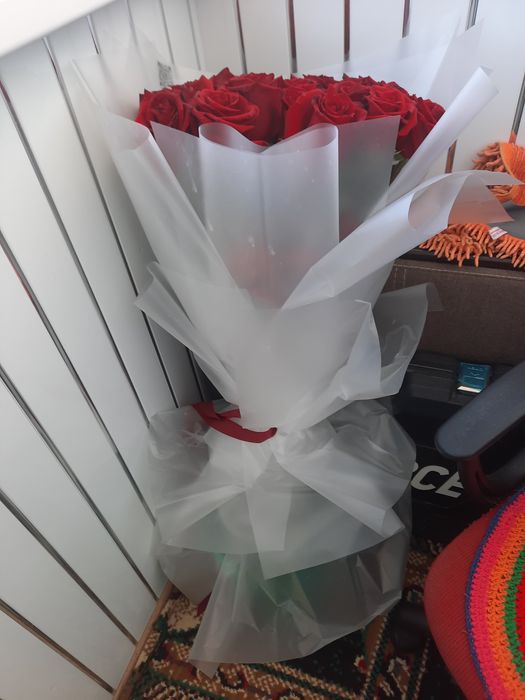 Цветы роза, метровый 25 штук