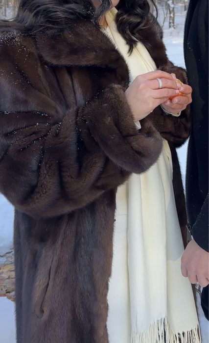 Греческая норковая шуба